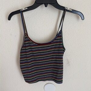 AE - Striped Multicolor Ribbed Tank Top